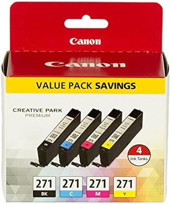 Canon Cli-271 Black/Cyan/Magenta/Žuti spremnici s tintom, pakiranje od 4 i CLI-271XL Crni spremnik s crnom tintom