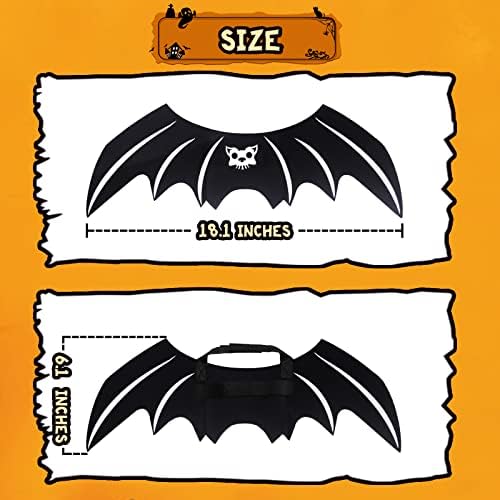 Halloween Cat Bat Wings kostim kućni ljubimac cosplay Vampire Odjeljenje Odjeća Mali pas božićna odjeća Šitnica Kostur Kost kosti s