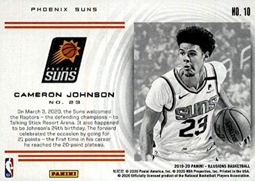 2019-20 Panini iluzija Instant Impact 10 Cameron Johnson Phoenix Suns NBA košarkaška karta