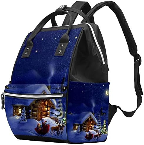 Božićna nova godina Djed Mjeseca Mjesec noćna kuća za zimsku kuću pelena ruksak s presvlačenjem vrećica za djevojčice dječake djevojčice