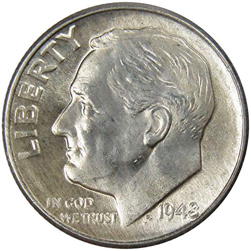 1948. Roosevelt dime bu necirkulirano stanje metvice 90% srebro 10c US COIN