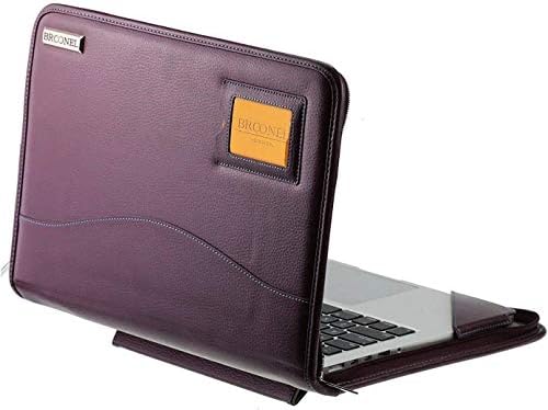 Broonel - serija kontura - Zaštitni futrola za ljubičastu tešku kožu - Kompatibilno s Asus Vivobook Flip 14 TM420 14 Laptop