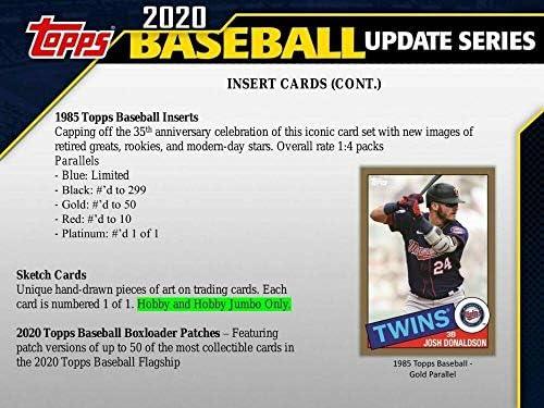 Ažuriranje 2020., tvornički zapečaćena kutija za Bejzbol, 24 pakiranja od 14 karata po pakiranju, kartice za početnike Chase Randi