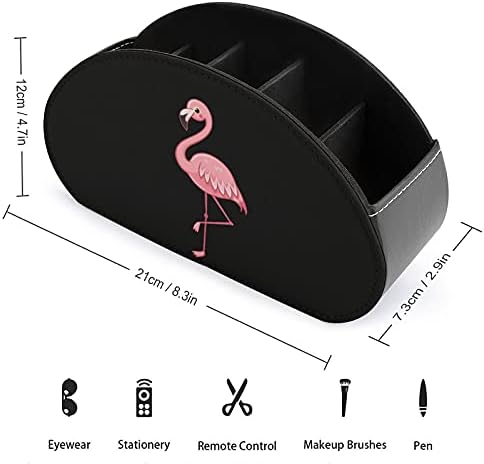 Slatka prekrasna ružičasta flamingo držač za daljinsko upravljanje Caddy Storage Box Organizator za TV Remoter Office Supplies