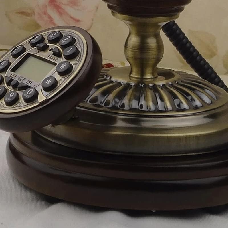 DlvkhKl vintage fiksni telefonski brojčanik drevni telefon antikni fiksni telefon za hotel u uredu