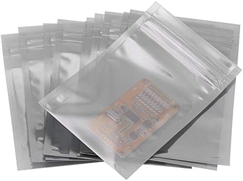 100 kom / lot antistatičke vrećice s patentnim zatvaračem otporne na elektrostatičko pražnjenje plastične vrećice za pohranu elektroničkih