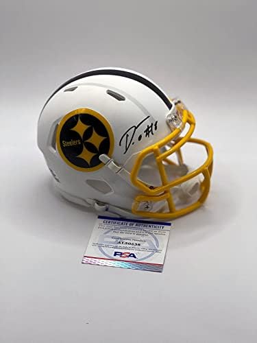 DIONTE Johnson Pittsburgh Steelers potpisao je 1/1 prilagođenu mini kacigu s autogramom u MIB-u-NFL mini kacige s autogramom