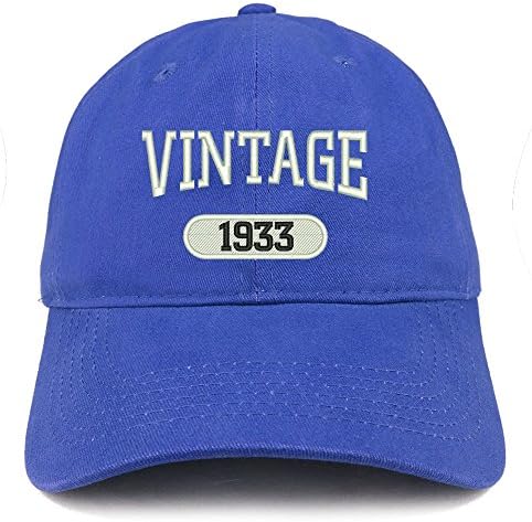 Trgovačka trgovina odjeće Vintage 1933. vezeni 90. rođendan opuštena pamučna kapica