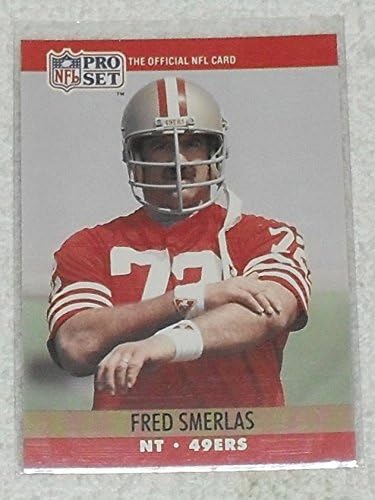 Fred Smerlas 1990 Pro Set NFL Football Card 643