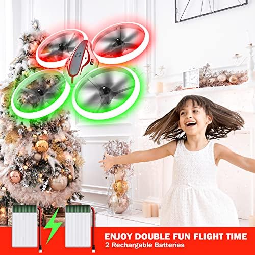 LeaprcStore Mini bespilotni dron za djecu, unutarnji mali RC bespilotni zrakoplov, cool igračke pokloni za dječake djevojčice, quadcopter