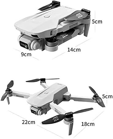Stseeace drone s kamerom za odrasle i djecu 4K HD FPV VIDEO LIVE, RC Quadcopter helikopter s putnim točkama, visina, jedan ključ, mod