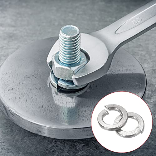 Metallixity Split Lock Perilica 25pcs, 304 Elastična brtva za pranje perilice od nehrđajućeg čelika - za primjenu kućanstava