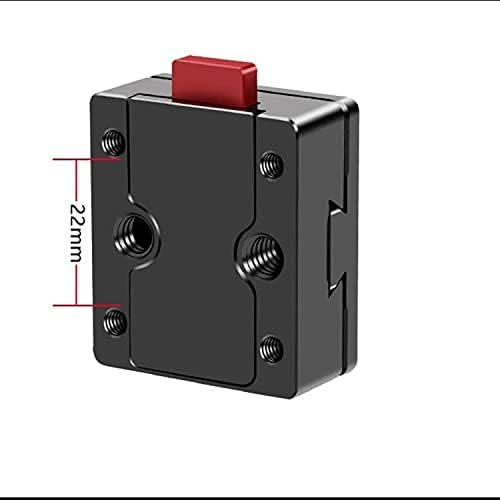 Atmoshue Mini V-Lock Montažni komplet ženski V-dock muški V-Lock Ploča za brzo otpuštanje, V-Lock ploča