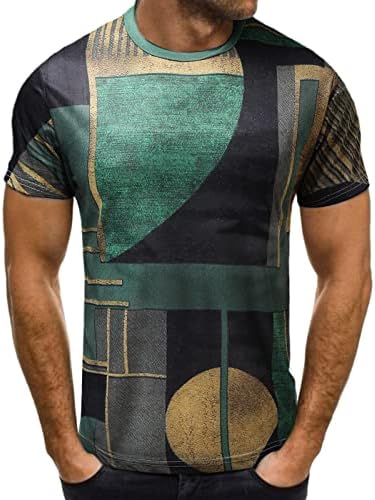XXBR Ljetne muške majice, grafički tisak majice s kratkim rukavima majica Slim Fit Athletic Fashion Street Novelty Tee Tops