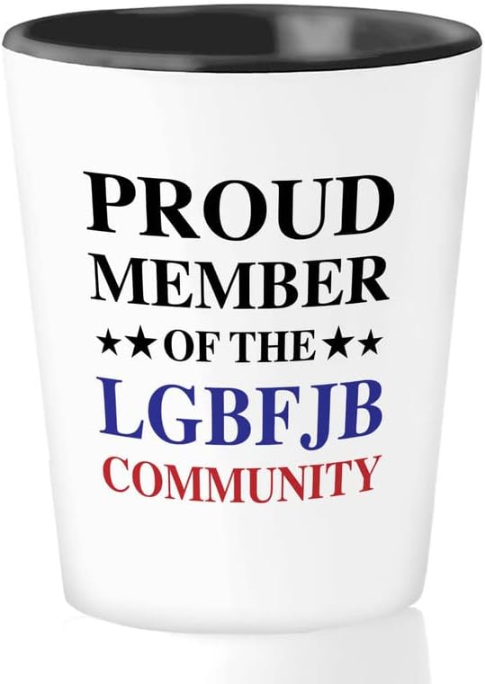 Sarkazam Politika čaša od 1,5 oz ponosni je član LGBT zajednice-republikanski konzervativci sleng igra riječi igre Riječi političar