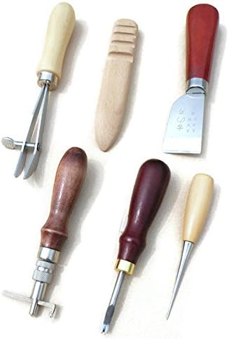 Diy Alati za ručni rad Set Skiving Nož kožni rub za šivanje Groover Tool Beveler 1 mm više veličine ruba ruba awl