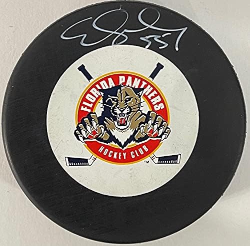 Službeni pak Florida Panthers s autogramom Eda Jovanovskog-NHL Pakovi s autogramima