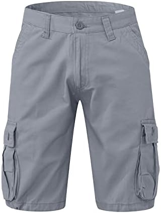 RTRDE muške teretne kratke hlače na otvorenom labavim ležernim hlačama s više džepa čvrstih kratkih hlača