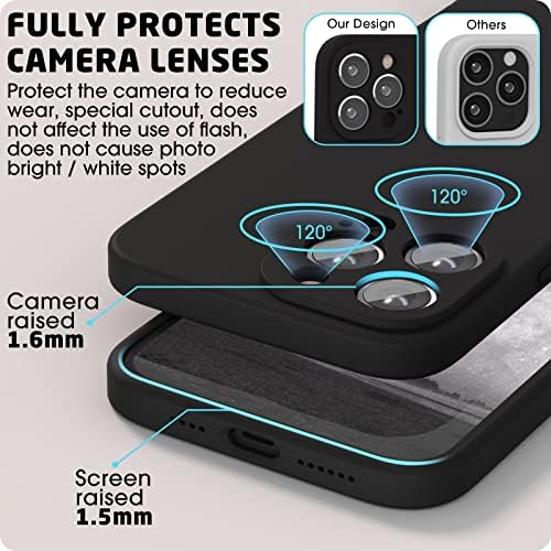 Silikonska Futrola za telefon od 14 inča-uključuje 1 zaštitnik zaslona, mekanu podlogu od mikrovlakana otpornu na ogrebotine - 6,1