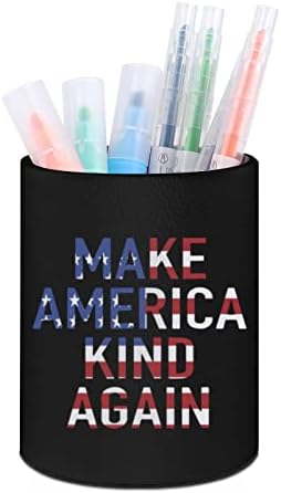 Učinite Ameriku ljubazno tiskanu šalicu za olovke za olovke za stol Organizator šminke za četkicu za kupu za kuću u učionici