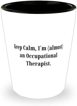 Jeftini radni terapeut, budite mirni, ja sam radni terapeut, čaša radnog terapeuta od prijatelja