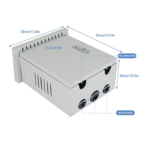 HDWS RV okvir za privremenu napajačku ploču, kutija za električni prekidač pedeatal s instaliranim 20 30 50-ak priključka, ploča za