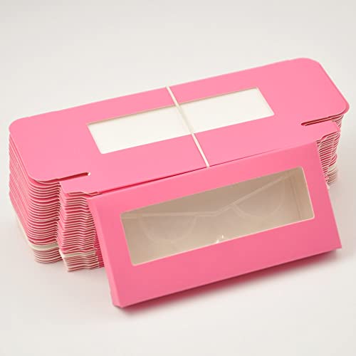 50 / pakiranje pakiranje za lažne trepavice kutija za trepavice kartonska kutija za pakiranje ružičaste prazne kutije za trepavice