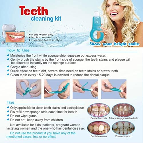 Komplet za izbjeljivanje zuba, njegu oralne higijene pogodne za žute zube, mrlje od dima, crni zubi učinkovito uklanjaju tvrdoglave