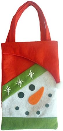 AMOSFUN Kids Candy torbe prijenosna poklon torba za božićnu torbu s rukom božićne zabave favoriziraju uslugu zabave