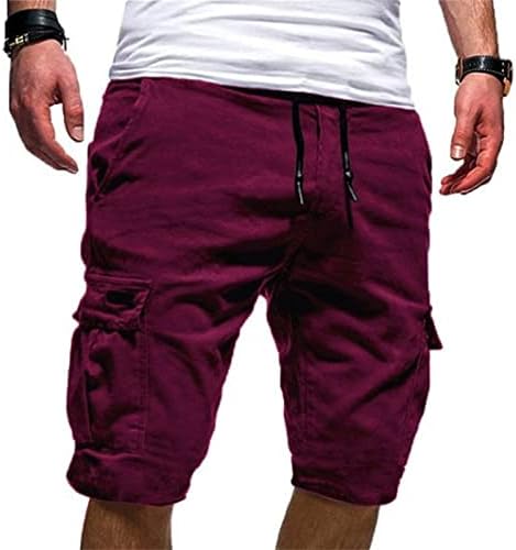 Muške teretne kratke hlače solidne ležerne labave sportske trenirke za ljetni kratke hlače prozračne brze suhe taktičke kratke hlače