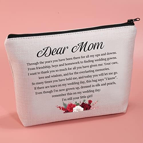 JNIAP majka mladenke poklon torbe mamina kozmetička torba od kćeri mladenka vjenčana svadbeni tuš poklon za majčinu držač poklon
