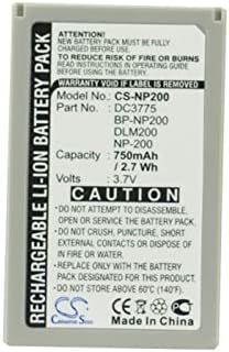 Cameron Sino novi 750mahreplacement baterija prikladna za Minolta dimage x, dimage xg, dimage xi, dimage xt, dimage xt biz np-200