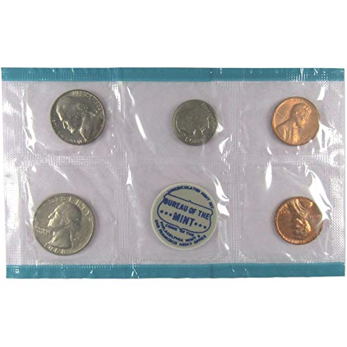 1968. Različite oznake metvice Sjedinjene Države Mint necirkulirani novčić postavljen u originalnom državnom pakiranju necirkulirano
