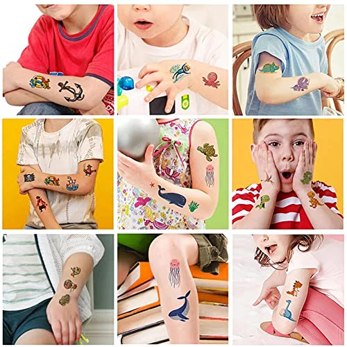 Jednorozi, leptiri i cvjetne vile Kid vodootporne privremene tetovaže, djecu privremene tetovaže, naljepnice za tetovaže za djevojčice