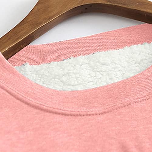 Ženski jesen moda 2022 džemperi Fleece Ukupni vrhovi postavljaju jednolične bluze za žene modu 2022 jesen