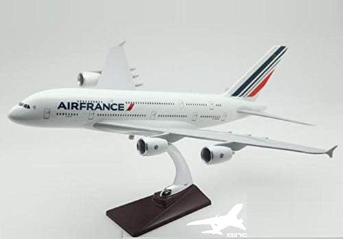 45-47CM Air France Airbus A380 Model zrakoplova Model zrakoplova Model zrakoplova Model za lijevanje smola zrakoplova 1: 150 Zlatni