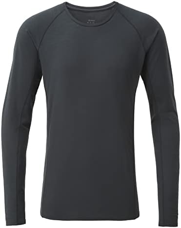 Muška majica od merino vune dugih rukava za planinarenje, penjanje i trčanje stazama