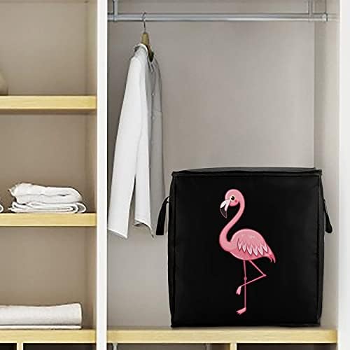 Slatka prekrasna ružičasta flamingo velika prekrivača Organizator torbe za zaštitu od pokrivača na vrhu za jastuk za jastuk za jastuk
