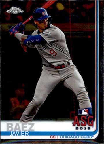 2019 Topps Chrome Update Baseball 75 Javier Baez Chicago Cubs Službeni MLB baseball trgovačka kartica s Topps