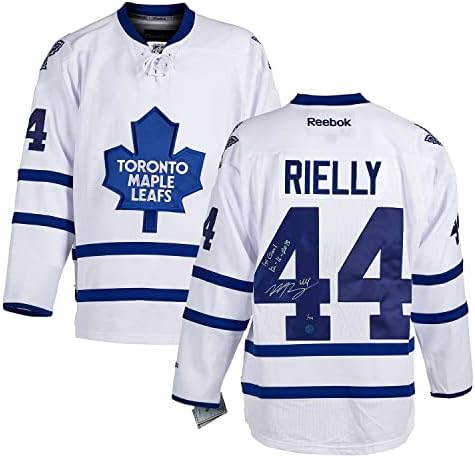 Morgan Rielly Toronto Maple Leafs potpisani i datirani 1. gol Reebok Jersey /44 - Autografirani NHL dresovi