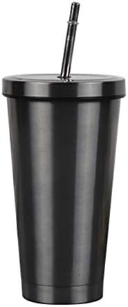 Psvod šalica 500ml/16,9oz šalica za kavu od nehrđajućeg čelika Izolirana šalica s poklopcem i šalica za kavu Putovanje šalica metalna