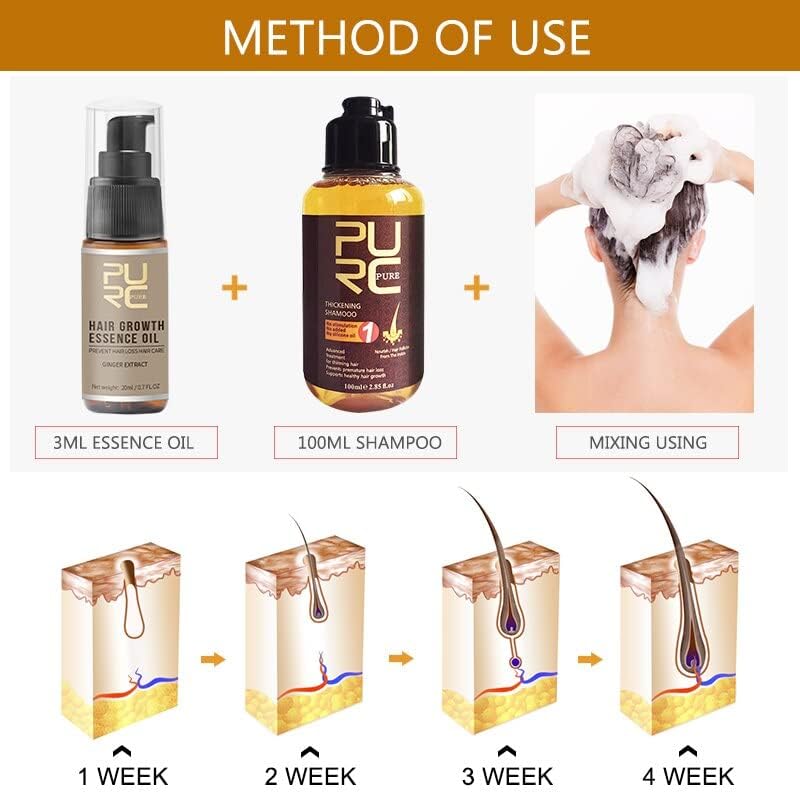 Proizvodi za rast kose za zgušnjavanje šampona ulja tretmani kose skrb za njegu serumskih šampona za rast kose za žene muškarce 生姜生发