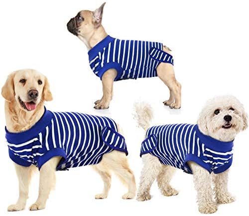 Zamjensko odijelo za oporavak pasa nakon operacije, mekano odijelo za oporavak za muške i ženske kućne mačke, pripijena košulja za