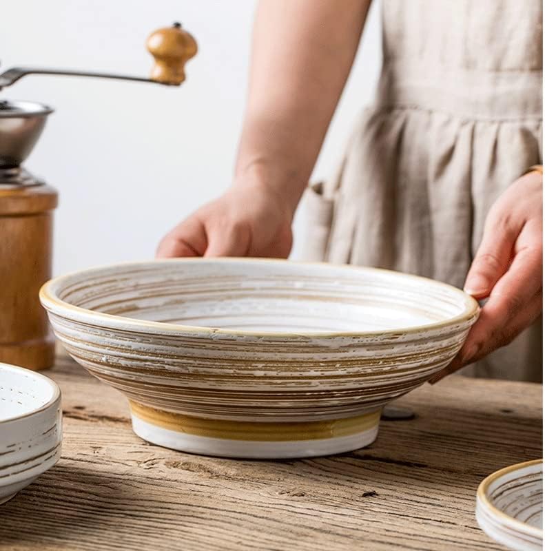 XLXZT zdjela za doručak kućanstva za pribor za pribor za jelo keramika ramen -rezistentna na visoke temperature