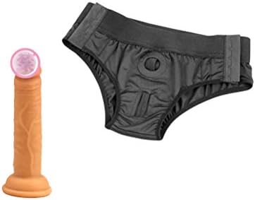 Abaodam 2pcs dildo hlače simulirane penis dildo ženske ganjene unose ženke masturrbacije seksualni proizvod t- oblik donjeg rublja