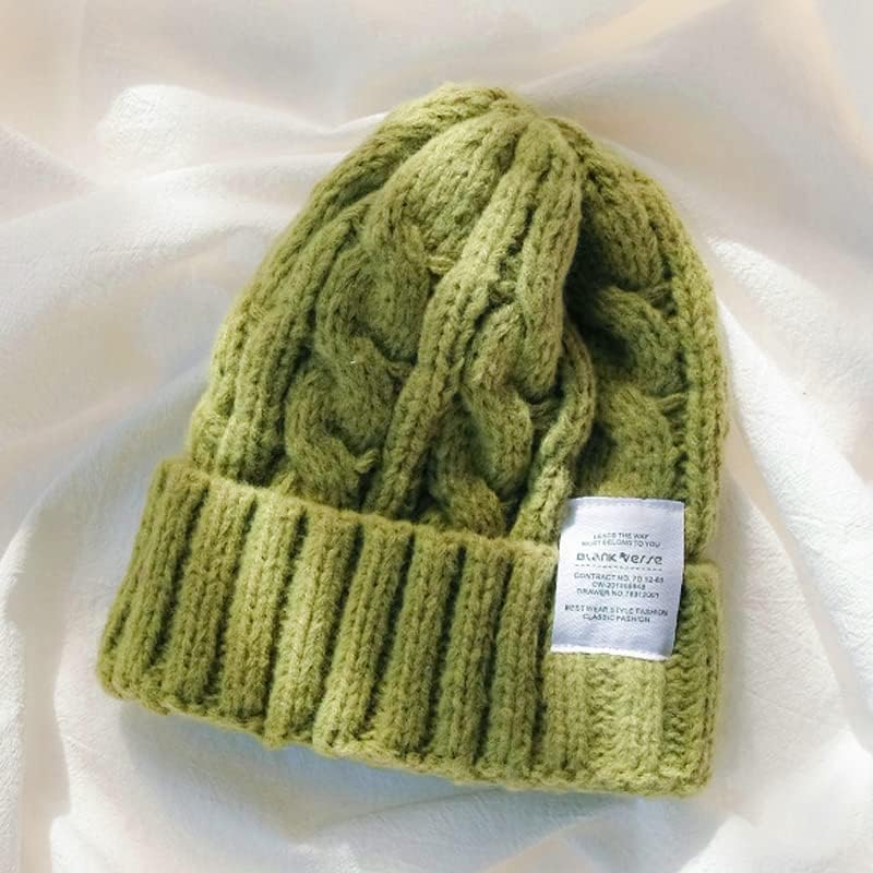 Zimski šešir za žene, pleteni šešir, topli parni šešir, ženski pleteni šešir od niti, uvodni dio, ženska kapuljača