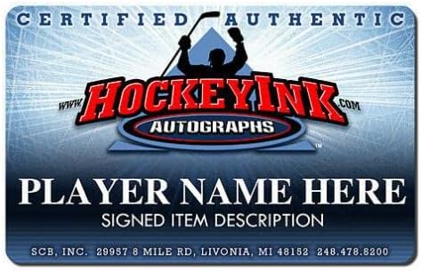 Grant Fuhr potpisao je pak prvaka Stanli Kupa 1985. godine Edmonton Oilers Hof 03 NHL-ove lopte s autogramima