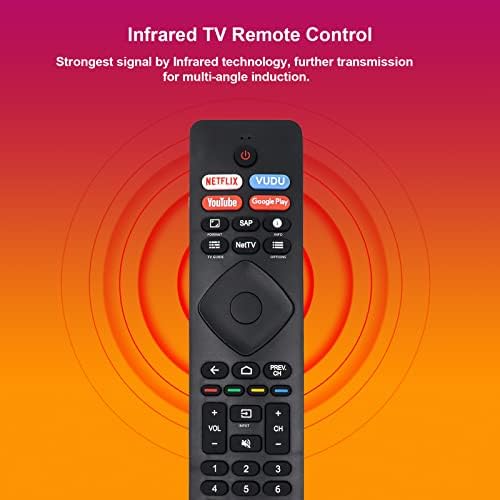 New RF402A-V14 IR Replacement Remote Control for Philips Android TV 43PFL5604/F7 43PFL5704/F7 50PFL5604/F7 50PFL5704/F7 55PFL5604/F7