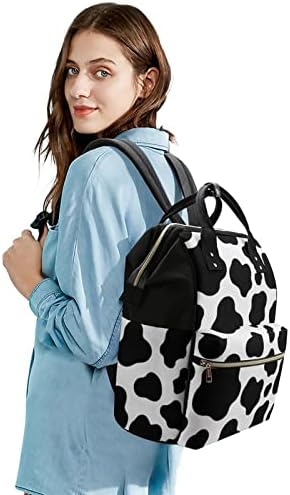 FunnyStar krava uzorka tiskana pelena za pelene Baby Bagpack torbe za pelene vodootporne torba za rame za mamu i tatu