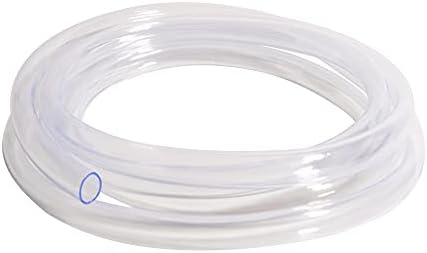 Ququyi PVC vinilna cijev lagana razredna prozirna cijev, 25 mm id x 32 mm OD PVC cijev Fleksibilno plastično crijevo cijev cijev otporna